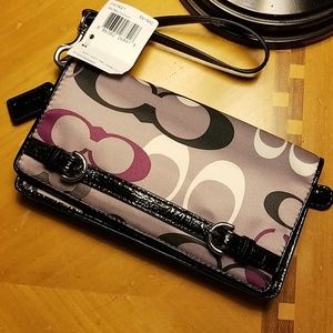 Coach Phone Wallet Soho Optic Print